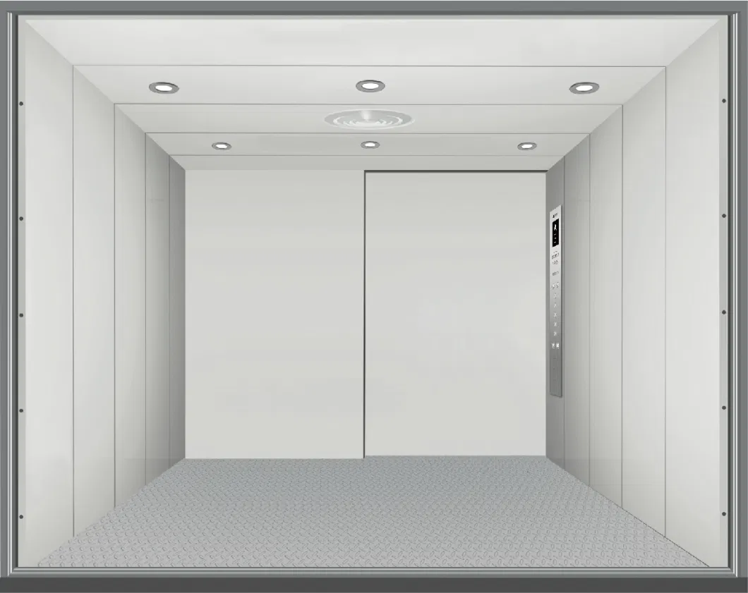 2000kg 0.5m/S Simple Freight Elevator Without Machine Room