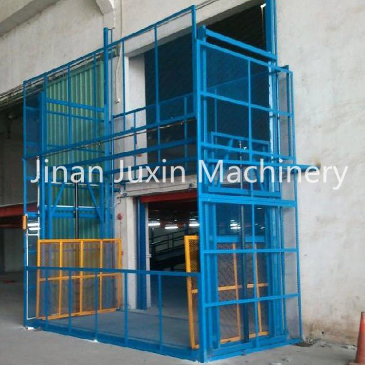 Jinan Juxin Machinery Hydraulic Lift 1000kg Electric Goods Lift Cargo Elevator