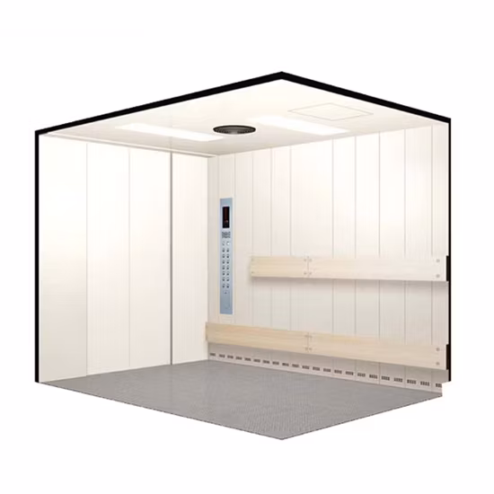Load 1000kg Small Machine Room Bed Elevator