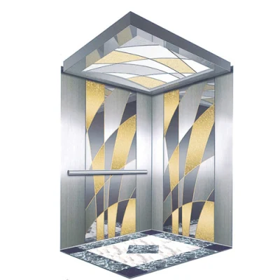 1150kg Vvvf Machine Roomless Passenger Elevator with Deceleration Device