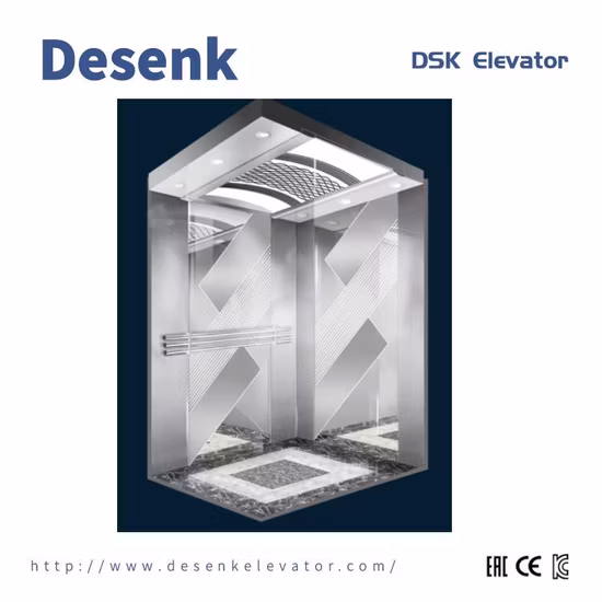 CE Approved Gearless Small Machine Room Passenger Elevator Lift